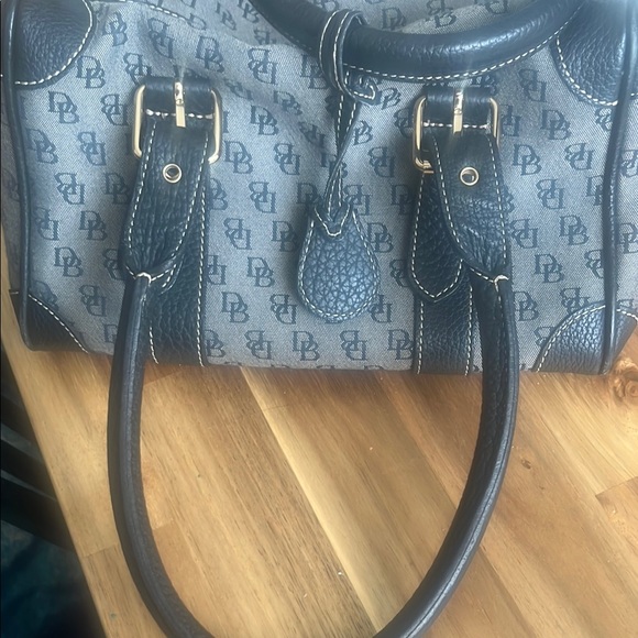 Dooney & Bourke Black and Gray Satchel - Picture 3 of 5